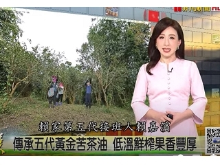 賴記第五代苦茶油．傳承五代黃金苦茶油．低溫鮮榨果香濃郁